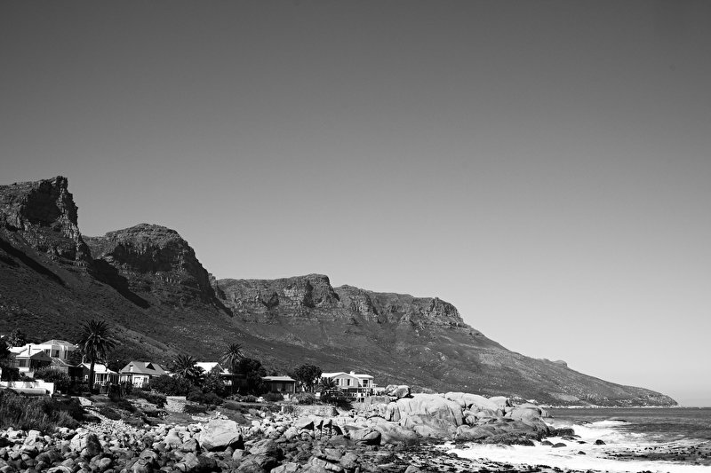 Papier peint Vivre entre mer et montagnes