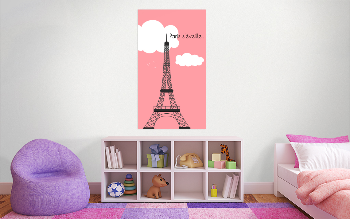 Papier peint Paris s'éveille