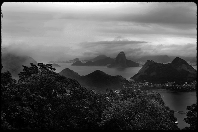 Papier peint Les hauteurs de Rio