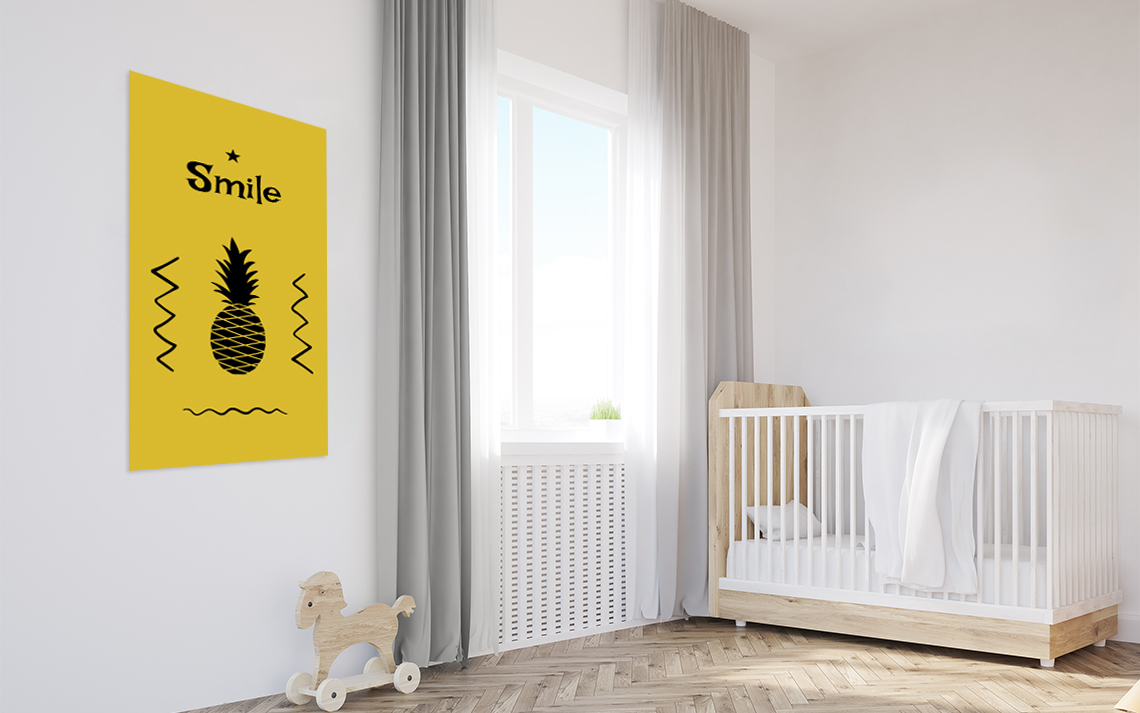 Papier peint Smile Pineapple