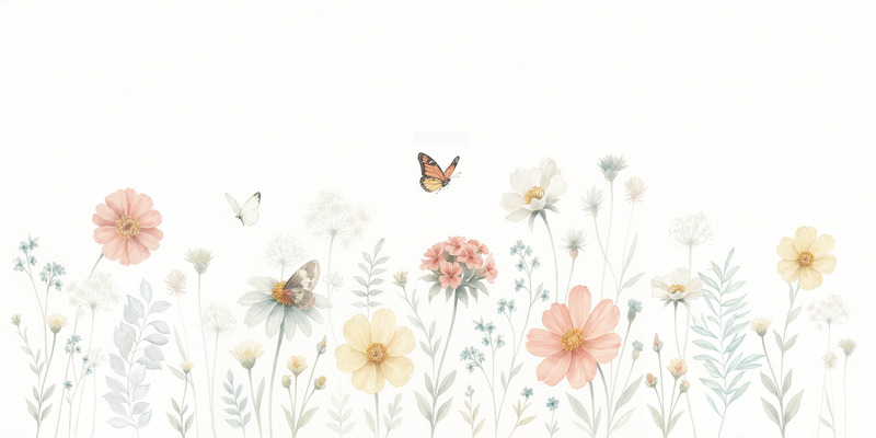 Papier peint Fleurs botaniques