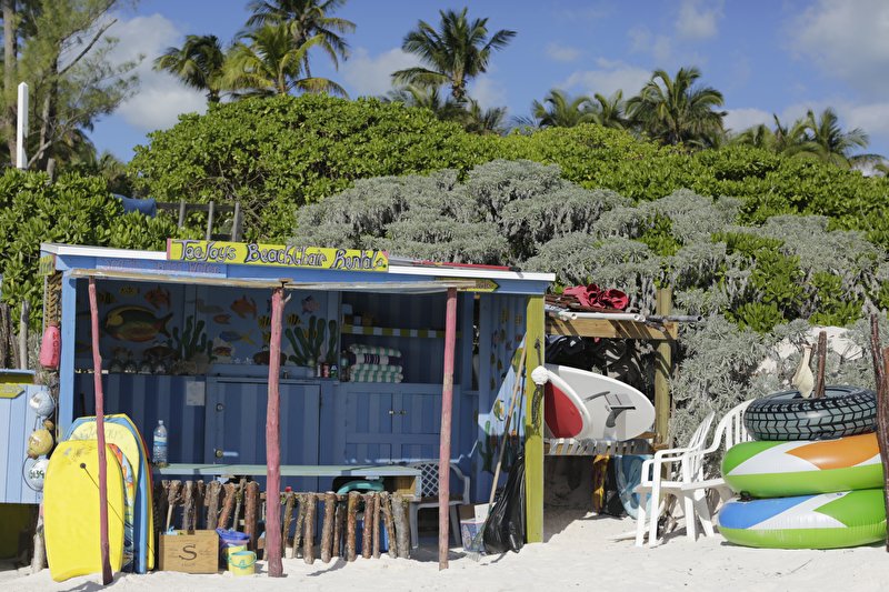 Papier peint Cabane de surf