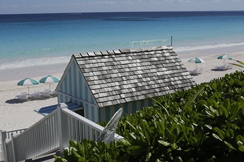 Papier peint La maison sur la plage