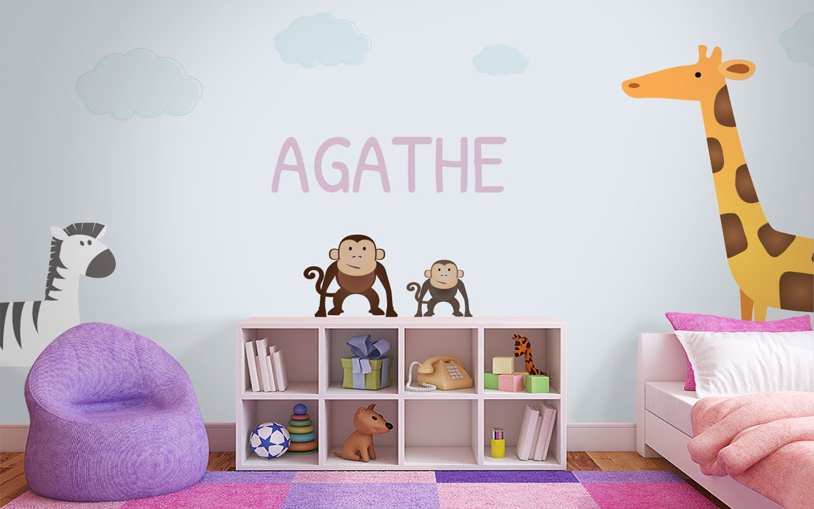 Papier peint My little Jungle