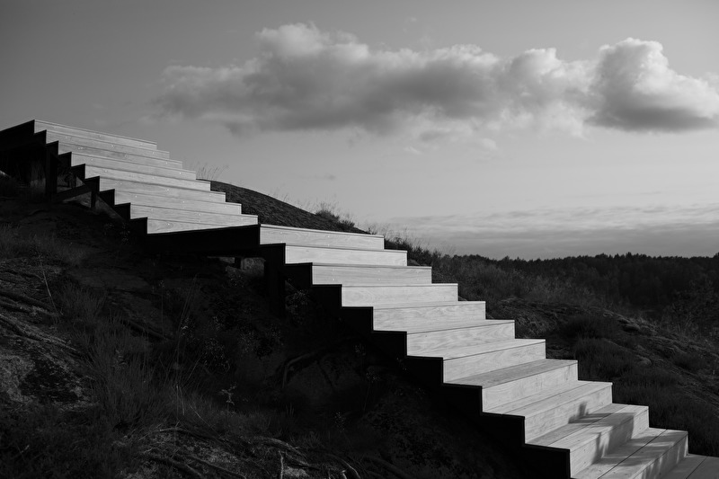 Papier peint L'escalier