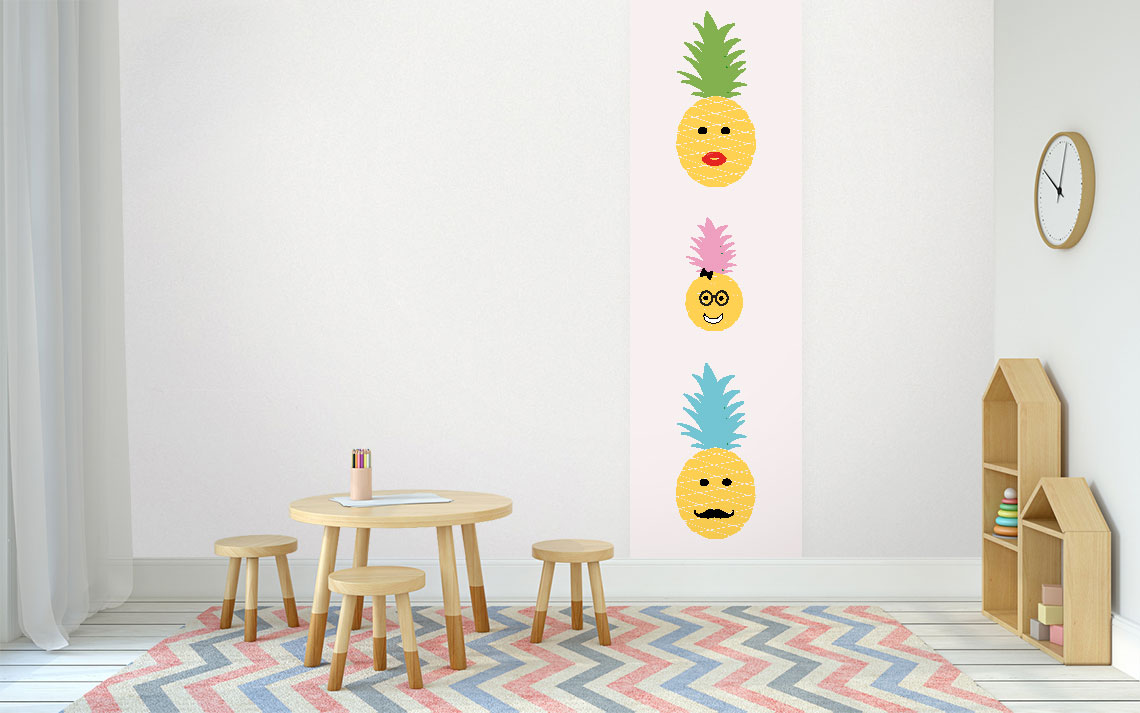 Papier peint Pineapple Family