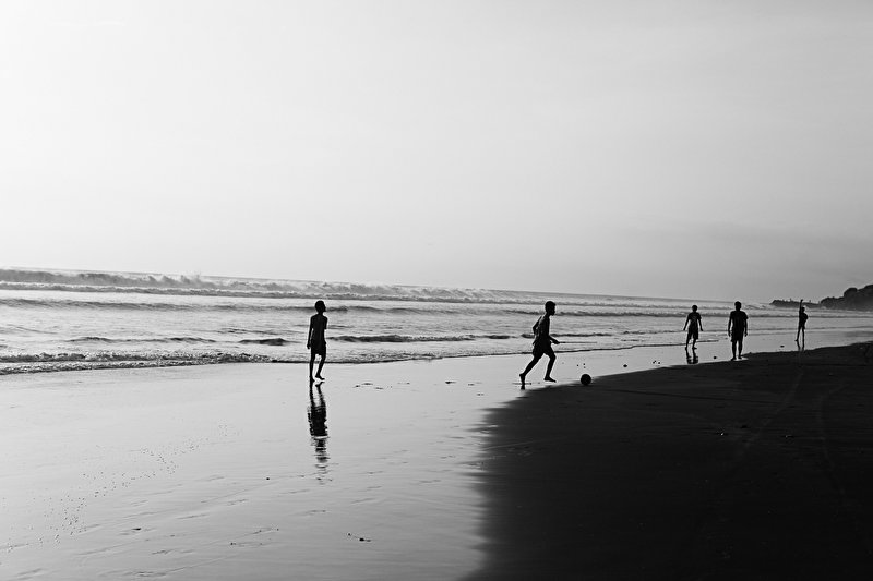 Papier peint Sunset football