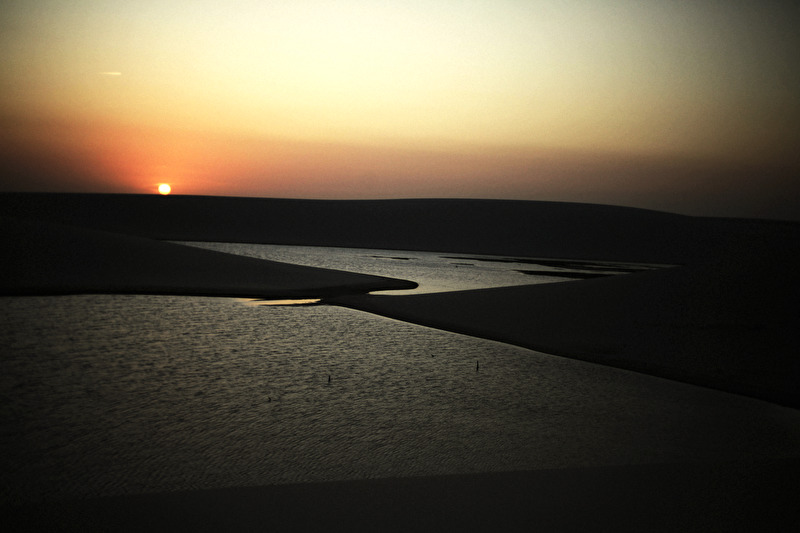 Papier peint Lençois Sunset