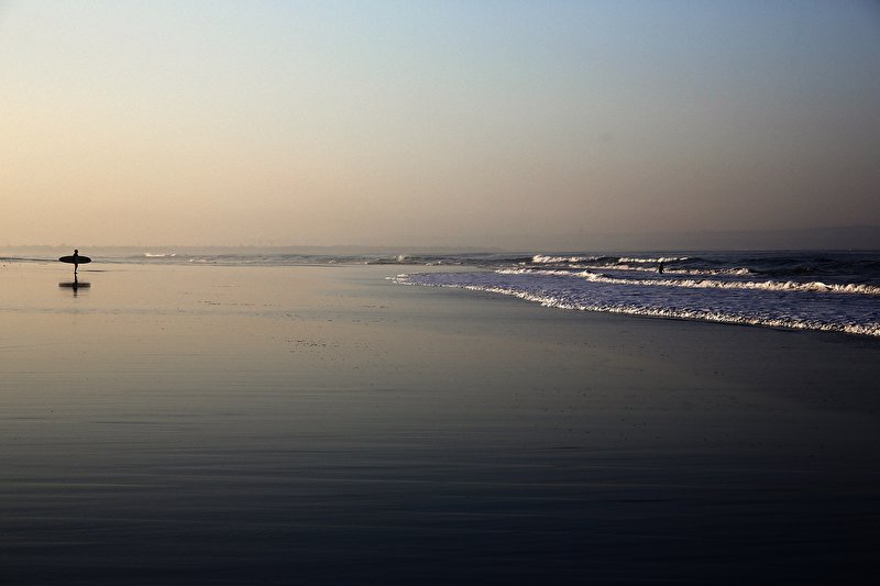 Papier peint Surf solitaire