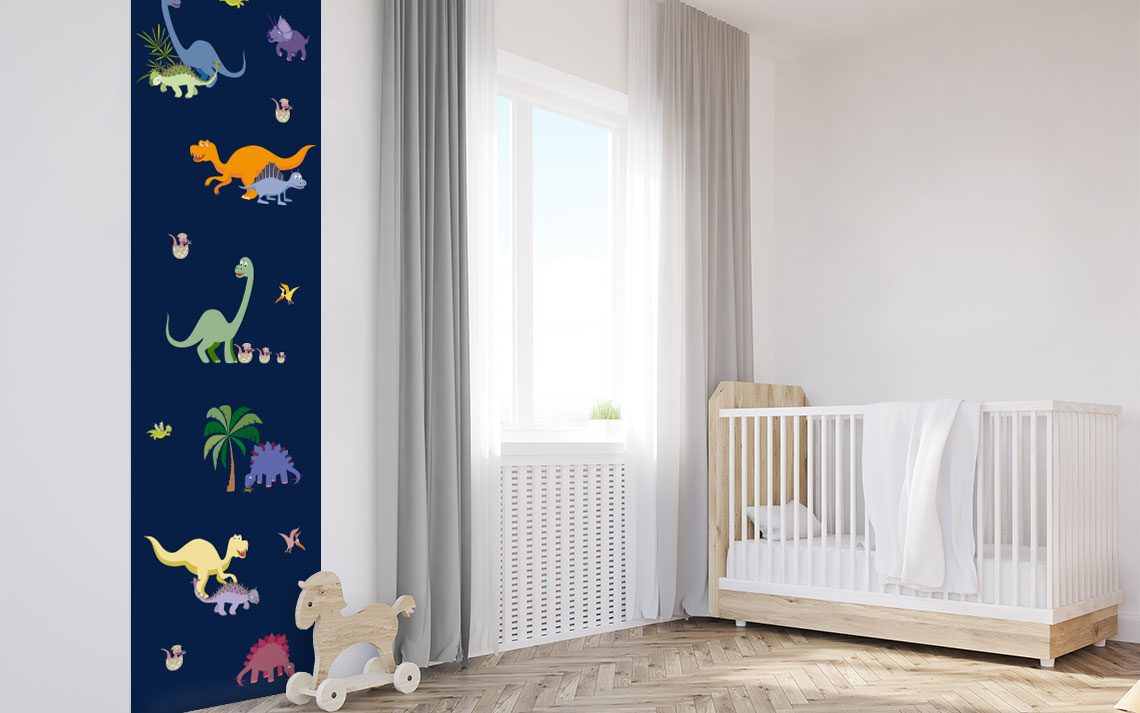 Papier peint Bande de dinos