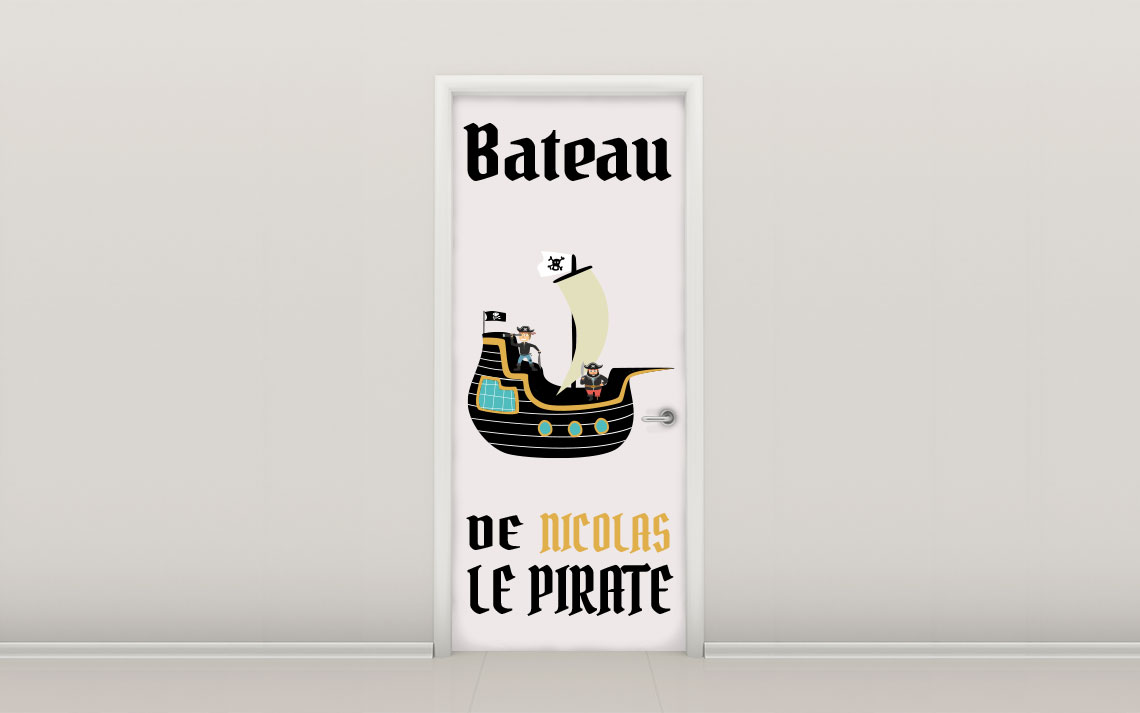 Papier peint Bateau de pirate
