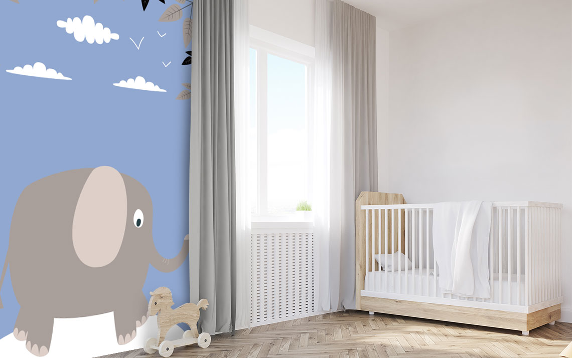 Papier peint Big elephant