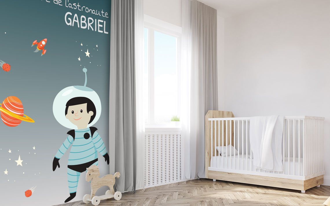 Papier peint Chambre d'astronaute