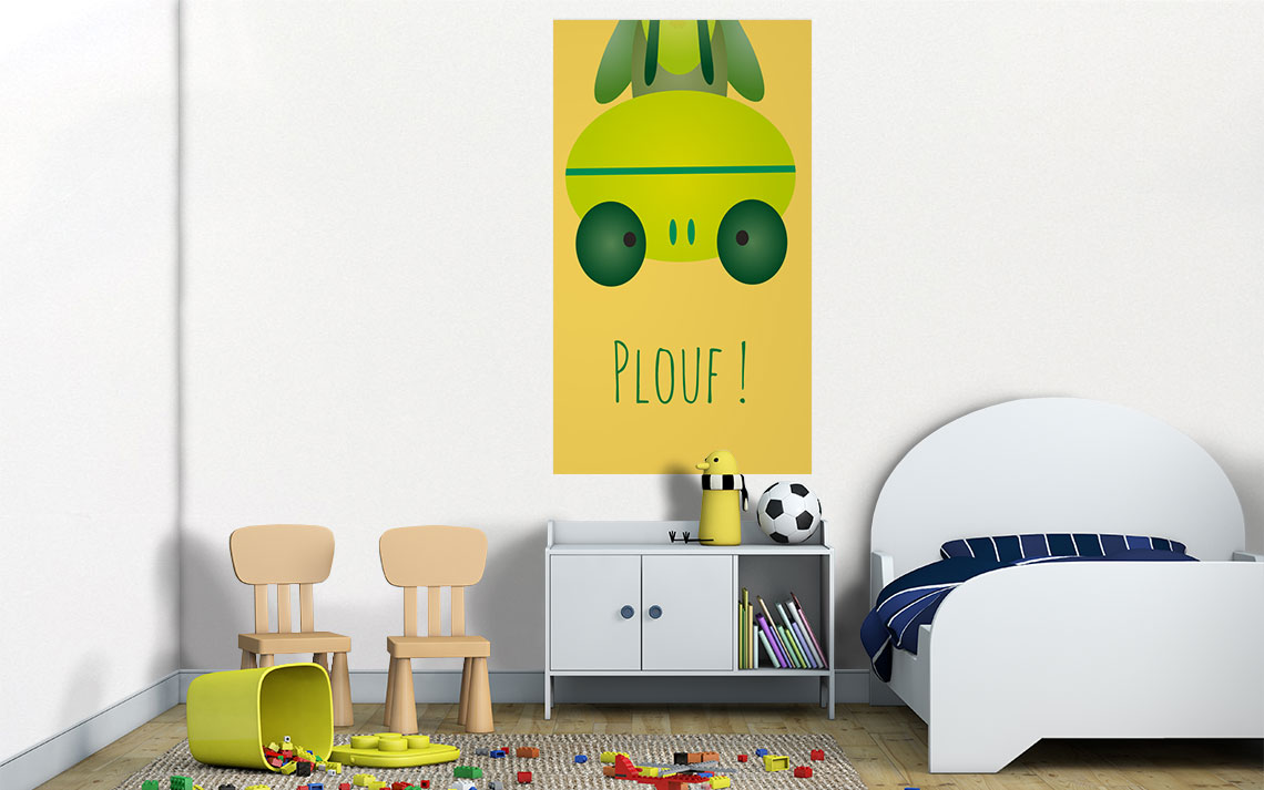 Papier peint Plouf !